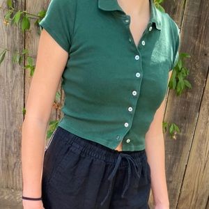 Brandy Melville Collared Button up